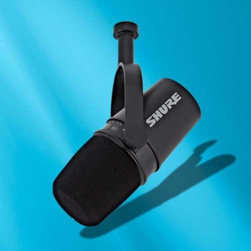 Shure MV7 professionelles Podcast Mikrofon mit USB und XLR